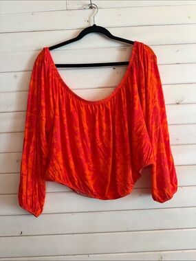 Torrid Super soft off the shoulder crop top